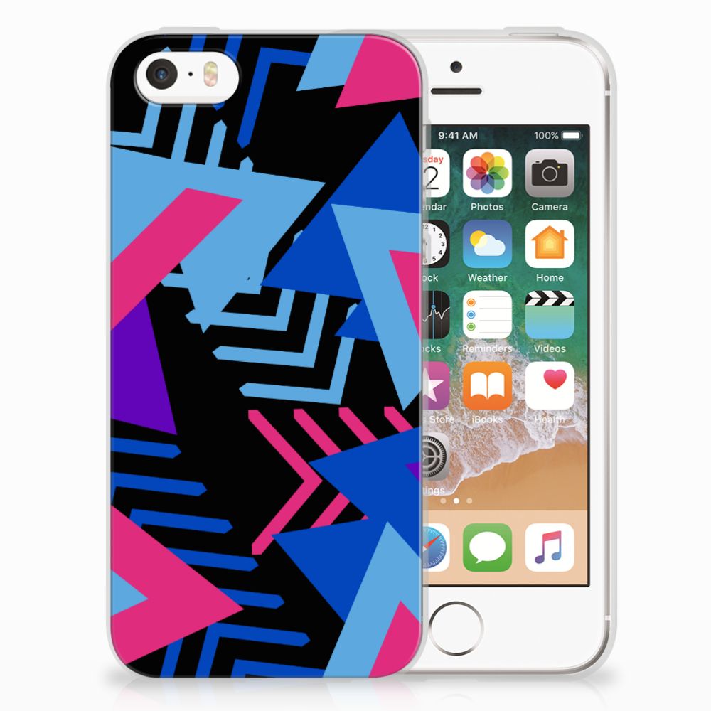 Apple iPhone SE | 5S TPU Hoesje Funky Triangle