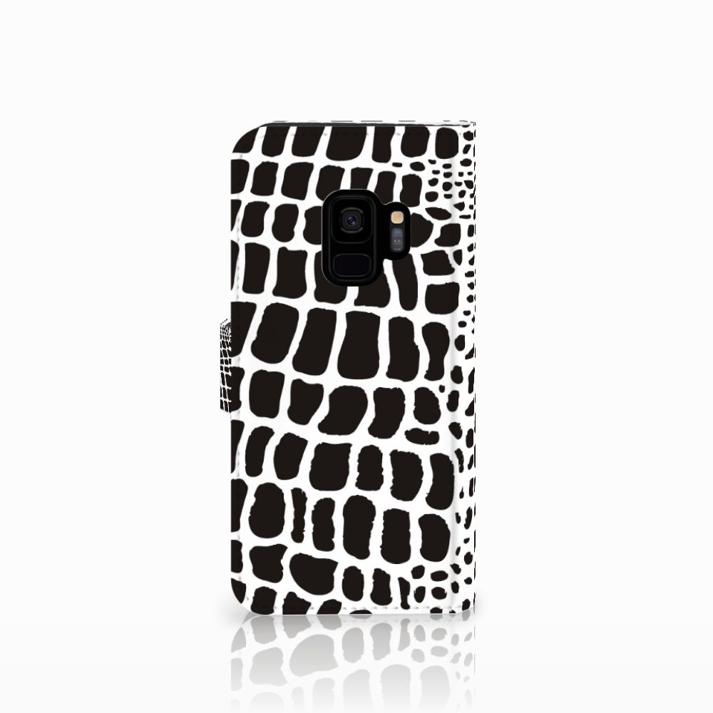 Samsung Galaxy S9 Telefoonhoesje met Pasjes Slangenprint