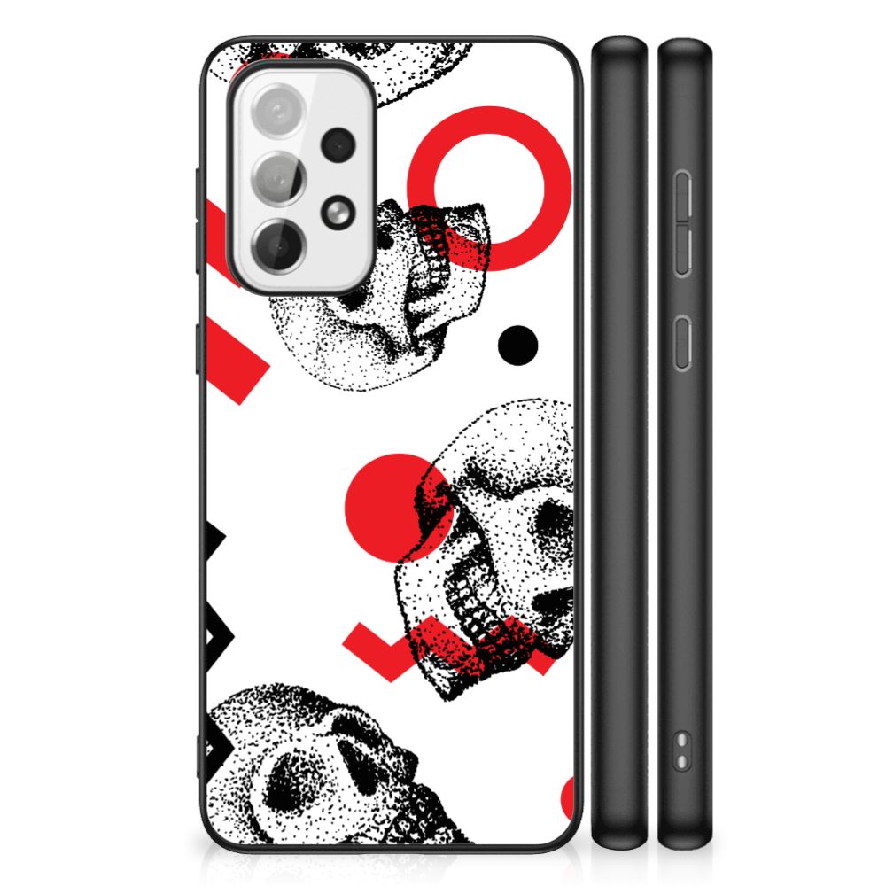 Telefoonhoesje Samsung Galaxy A73 Skull Red B2C Telecom