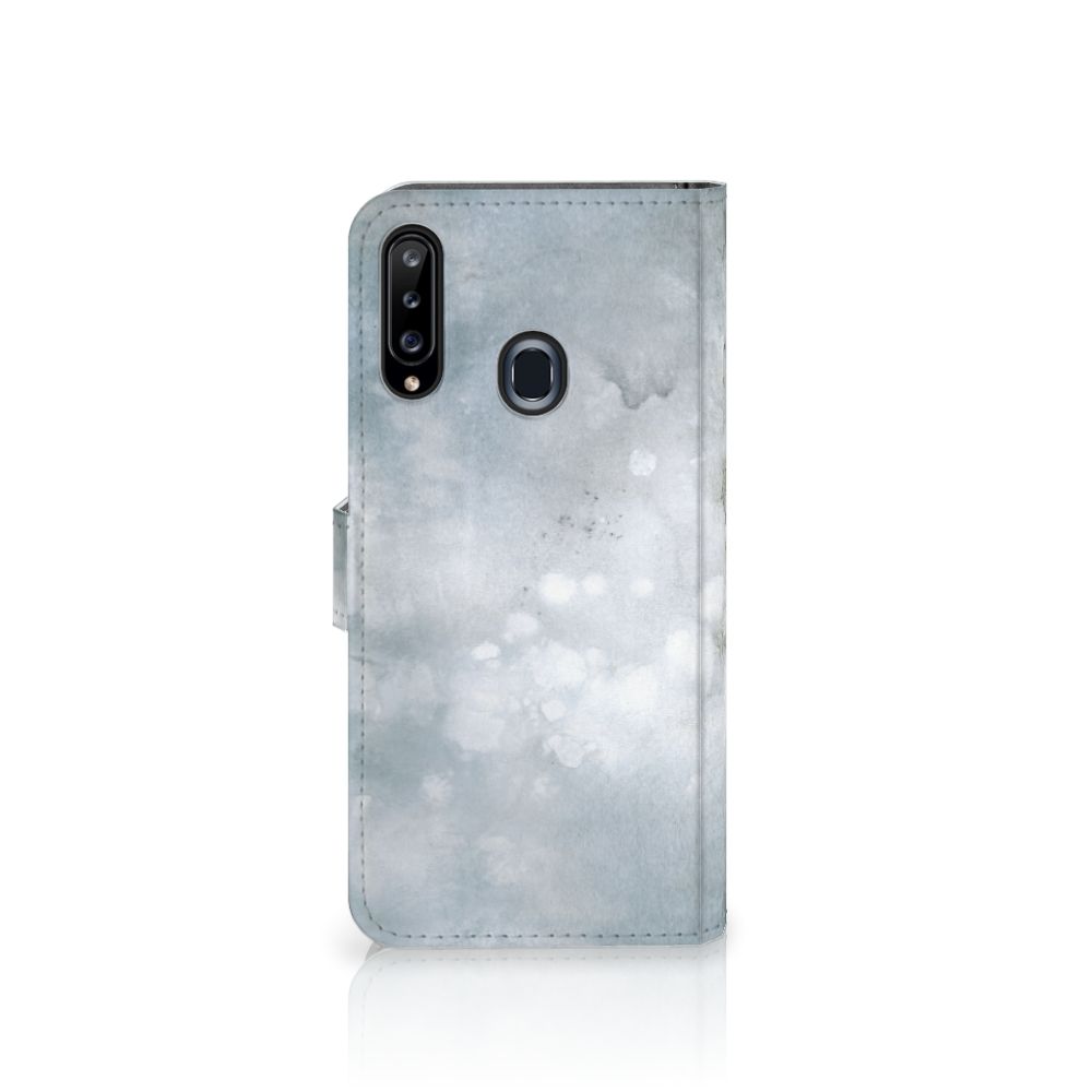 Hoesje Samsung Galaxy A20s Painting Grey
