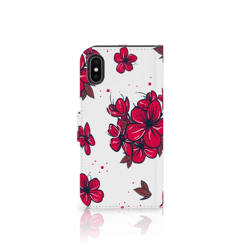 Apple iPhone X | Xs Hoesje Blossom Red