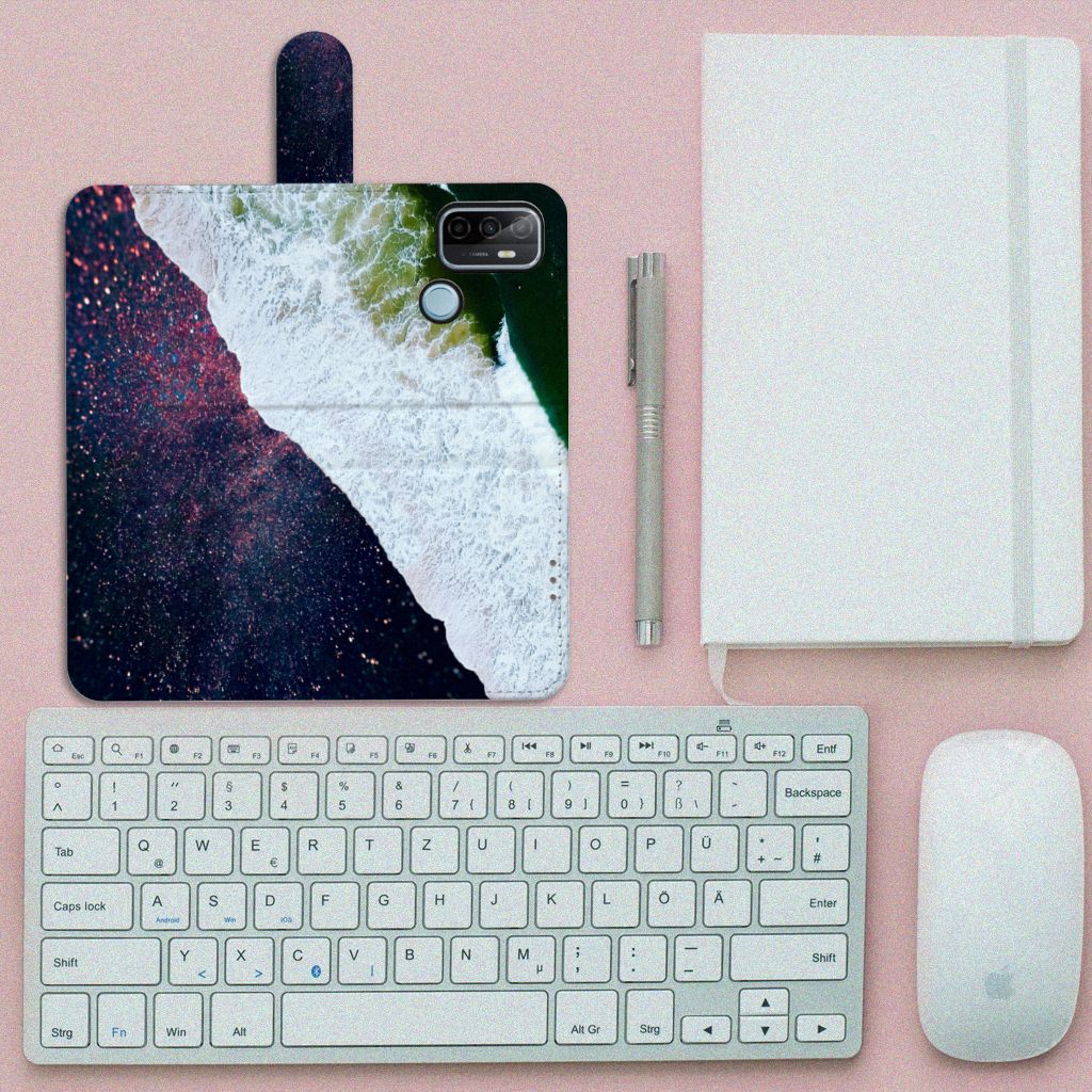 OPPO A53 | OPPO A53s Book Case Sea in Space