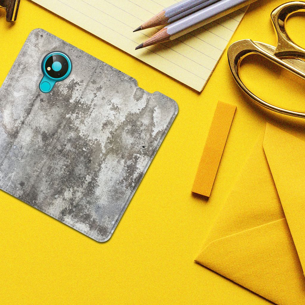 Nokia 3.4 Standcase Beton Print - B2C Telecom