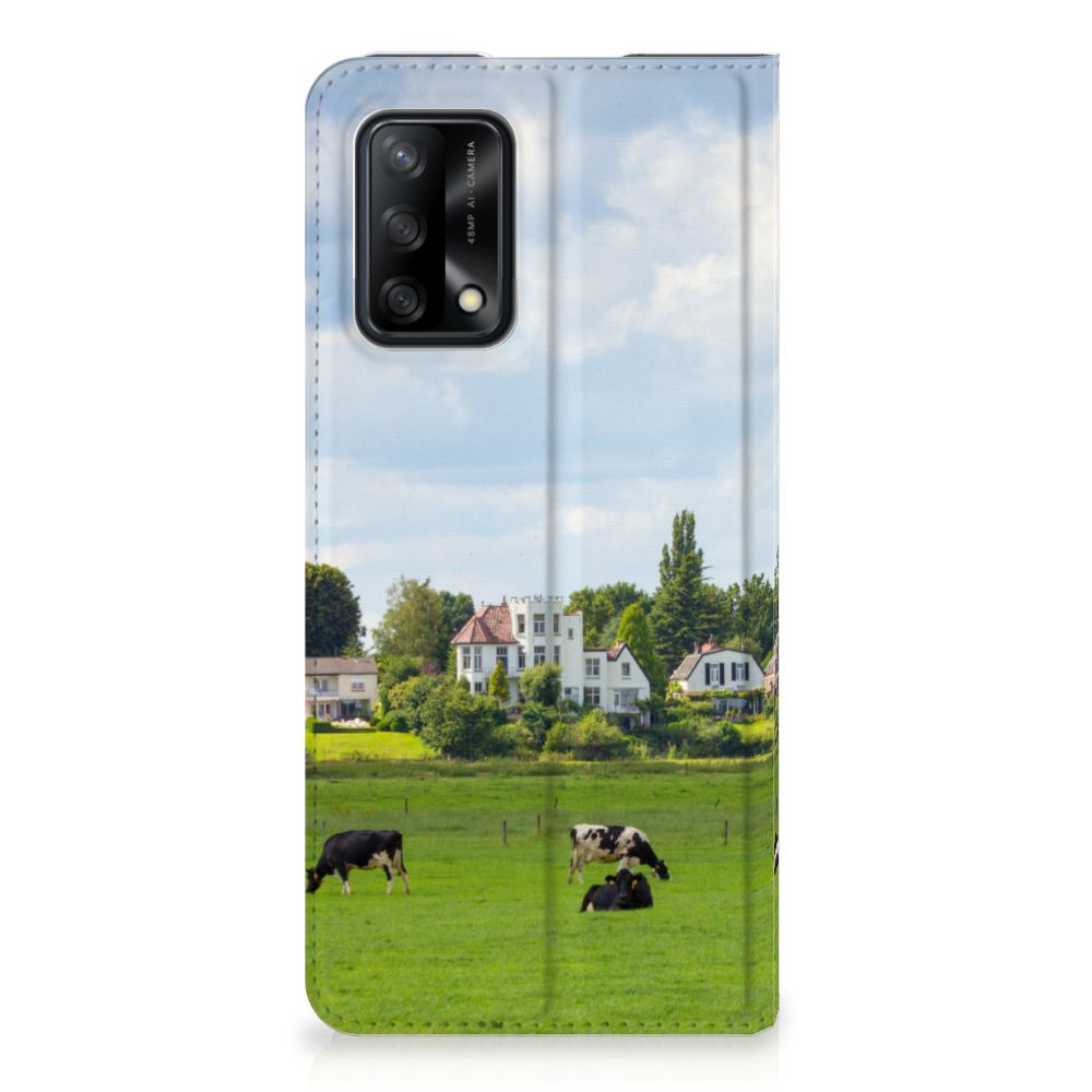 OPPO A74 4G Hoesje maken Koeien - B2C Telecom
