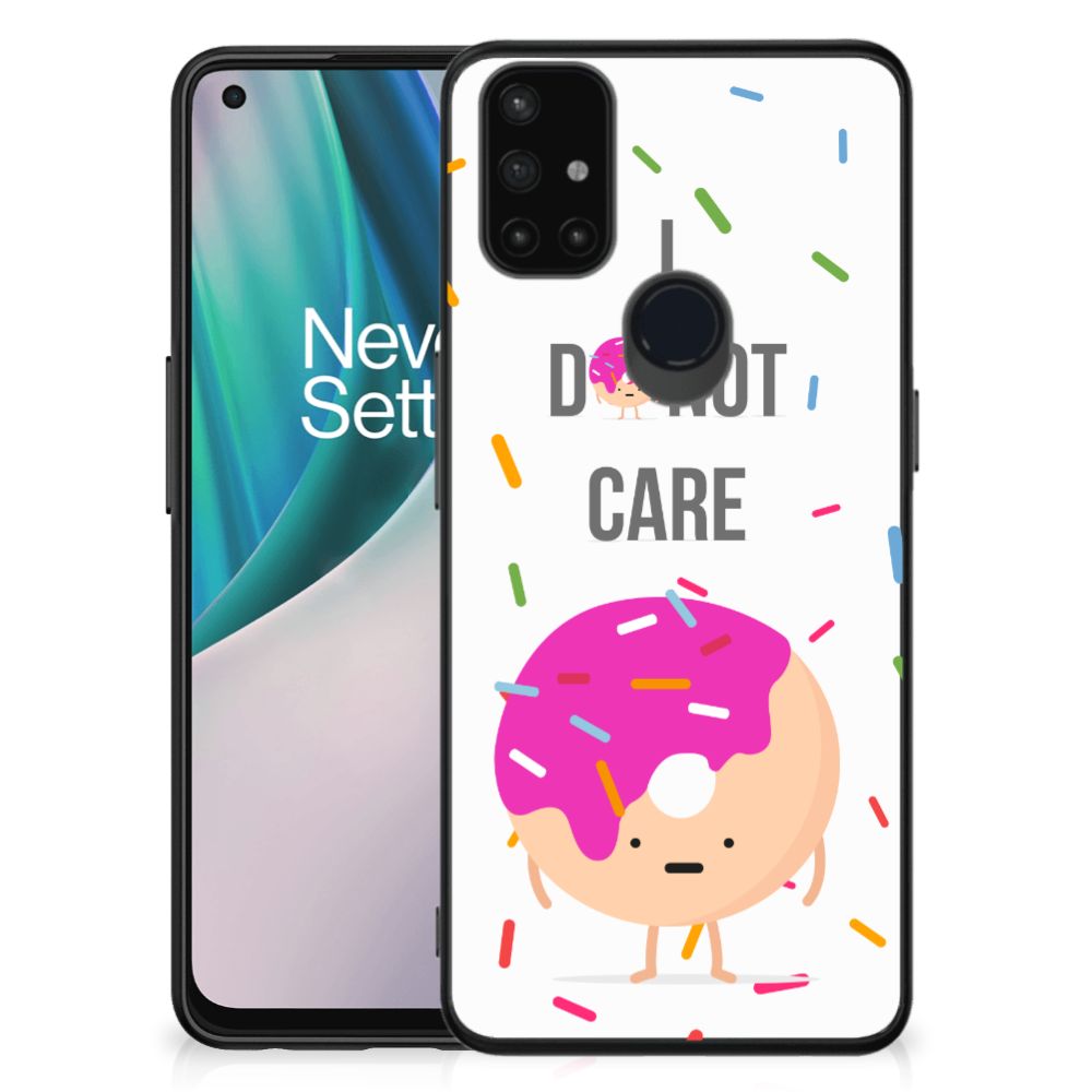 OnePlus Nord N10 5G Back Cover Hoesje Donut Roze