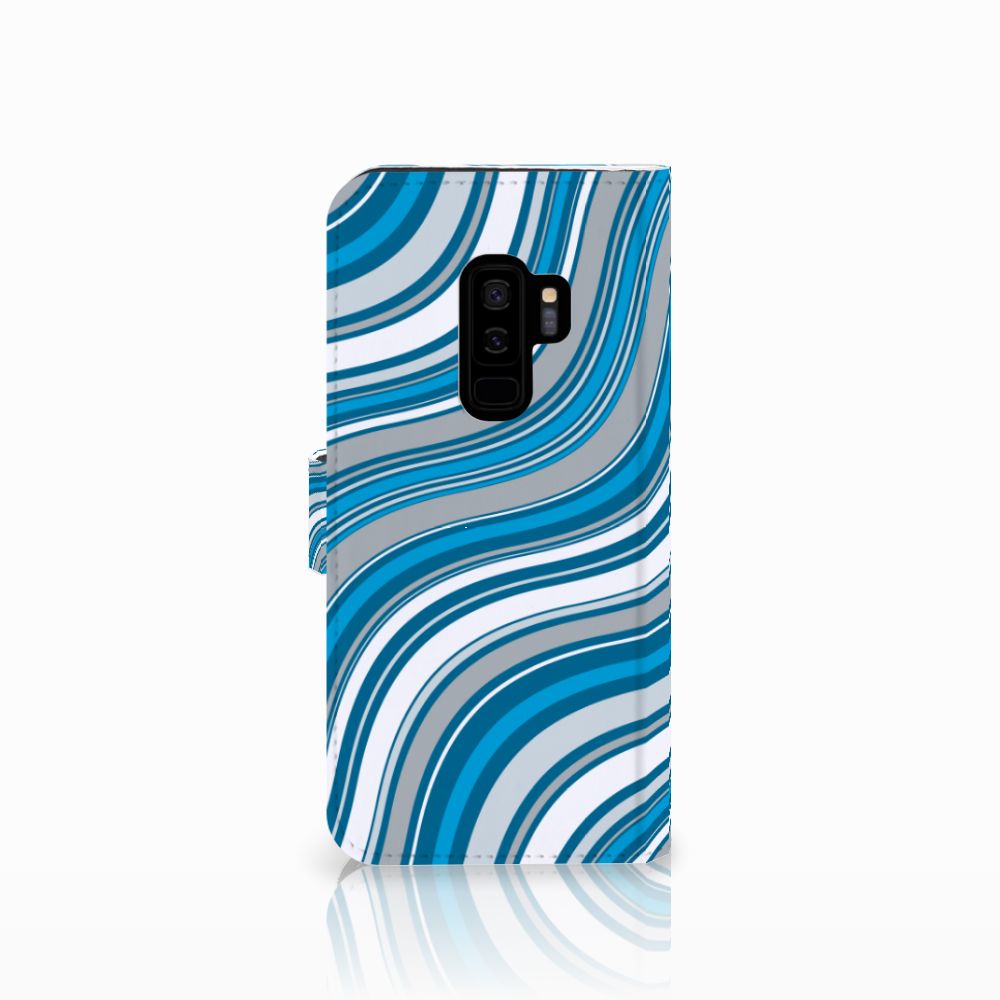 Samsung Galaxy S9 Plus Telefoon Hoesje Waves Blue
