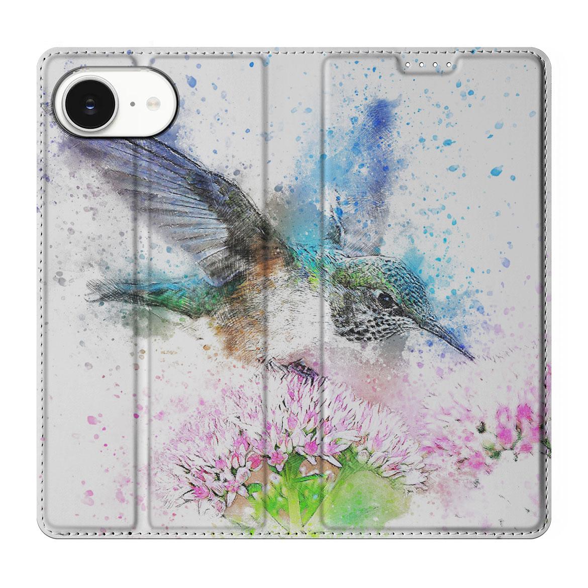 Bookcase voor Apple iPhone 16e Vogel - Vogel design - Afbeelding 2