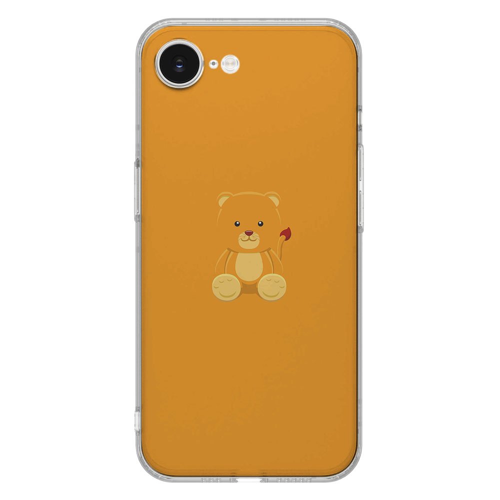 TPU Hoesje iPhone 16e - Baby Beer Backcover - schattige beer op een flexibele TPU case.