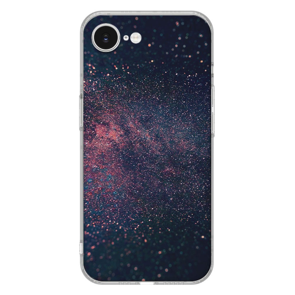 TPU Hoesje iPhone 16e - Stars Backcover met een betoverend sterrenontwerp op de achterkant.