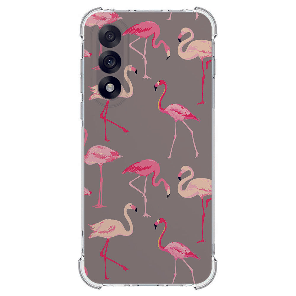 TPU Telefoonhoesje OnePlus Nord 5 - Flamingo schokabsorberende backcover