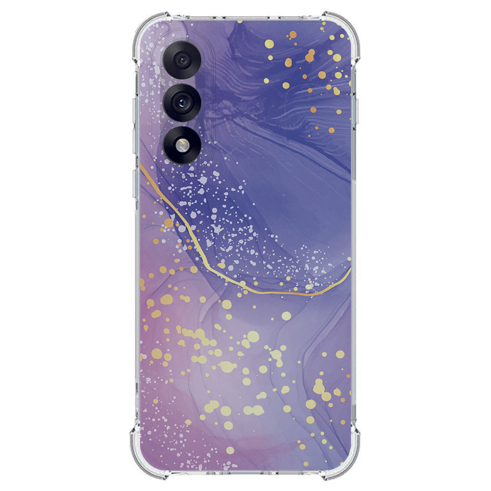 TPU Telefoonhoesje OnePlus Nord 5 - Watercolor Paars schokabsorberende backcover