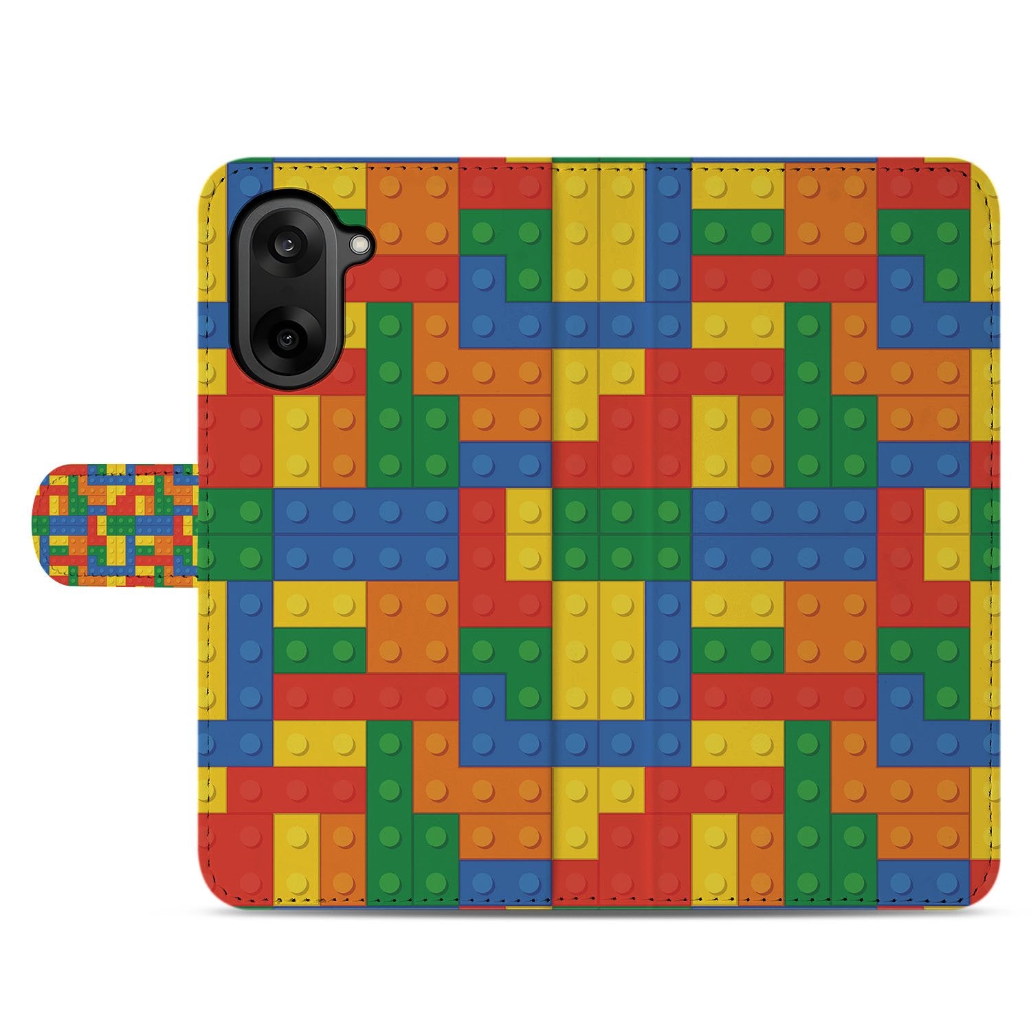 OnePlus Nord CE 5 Blokken Design Hoesje Voor OnePlus Nord CE 5 Book Case Portemonnee Hoesje