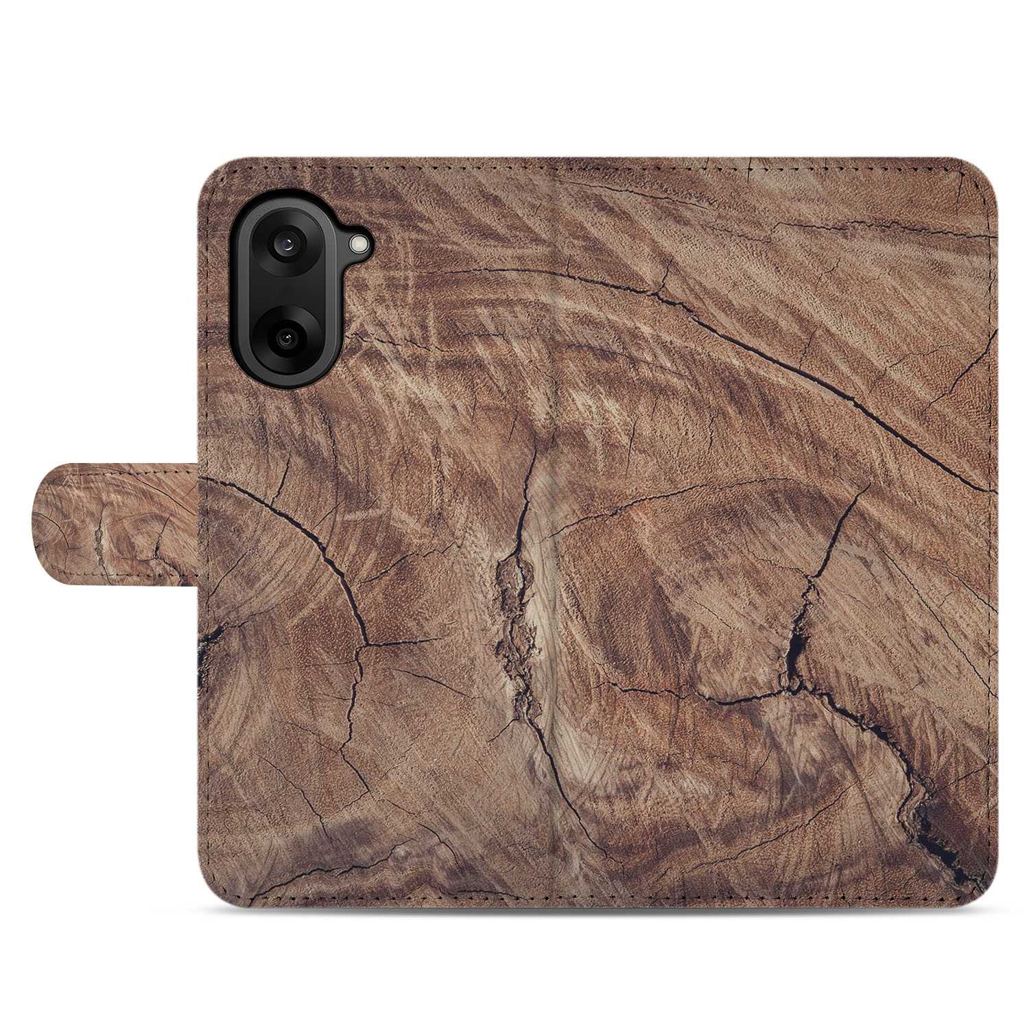 OnePlus Nord CE 5 Tree Trunk Hoesje Voor OnePlus Nord CE 5 Bookcase Hoesje achterkant