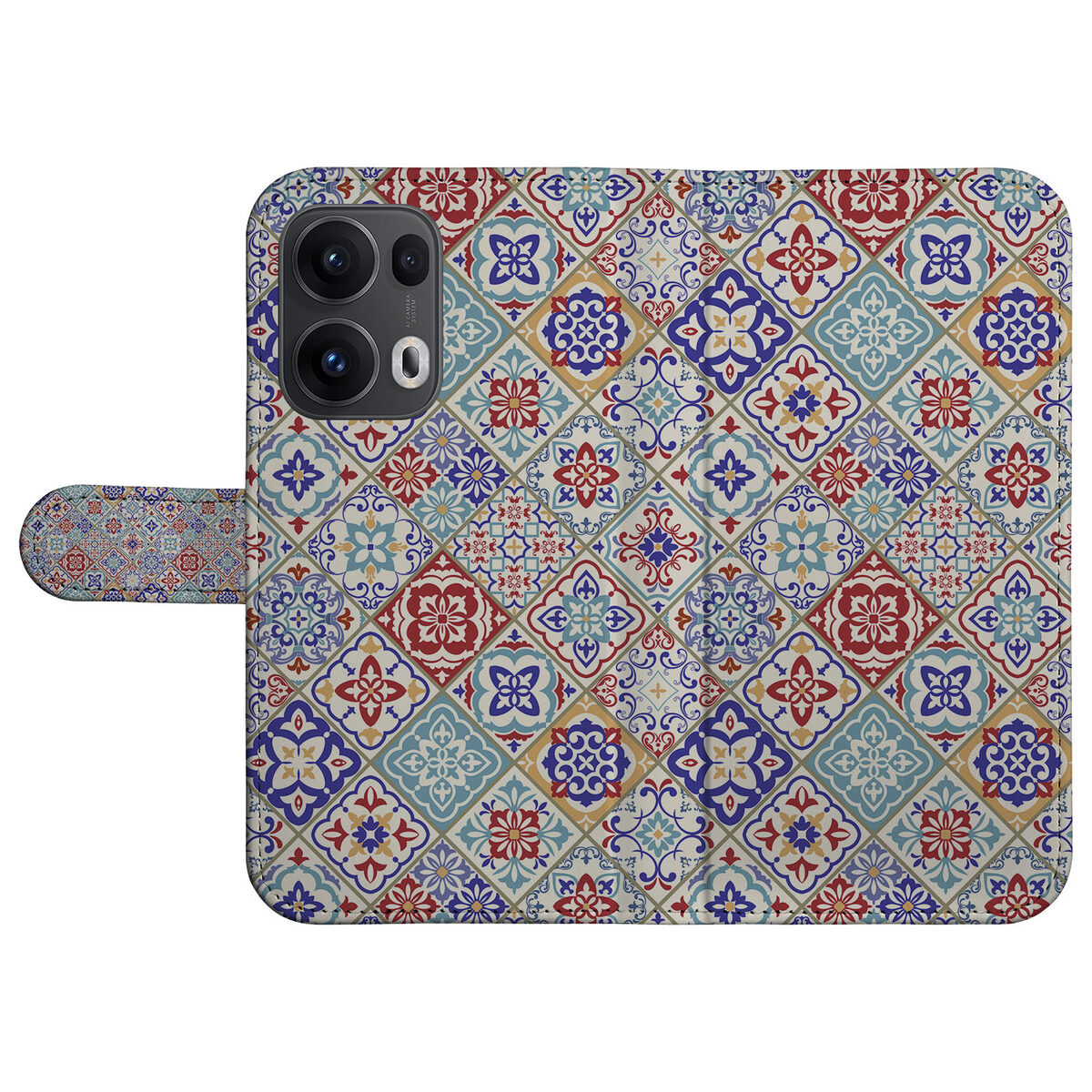 OPPO Reno 13 Pro Bookcase Tiles Color
