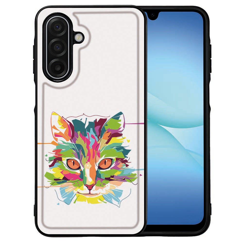 Samsung Galaxy A17 Back Cover Cat Color voorkant