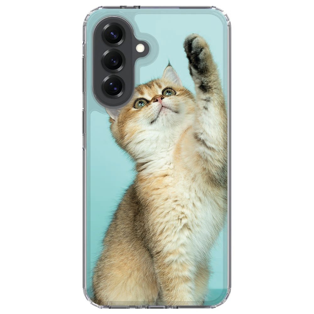Samsung Galaxy A37 gepersonaliseerd hoesje met kattenfoto