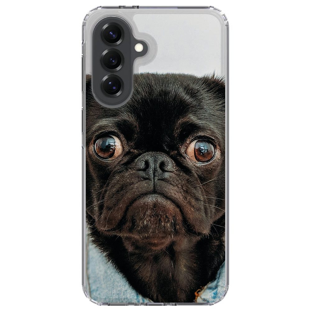 Samsung Galaxy A37 hoesje met hondenfoto en telefoon