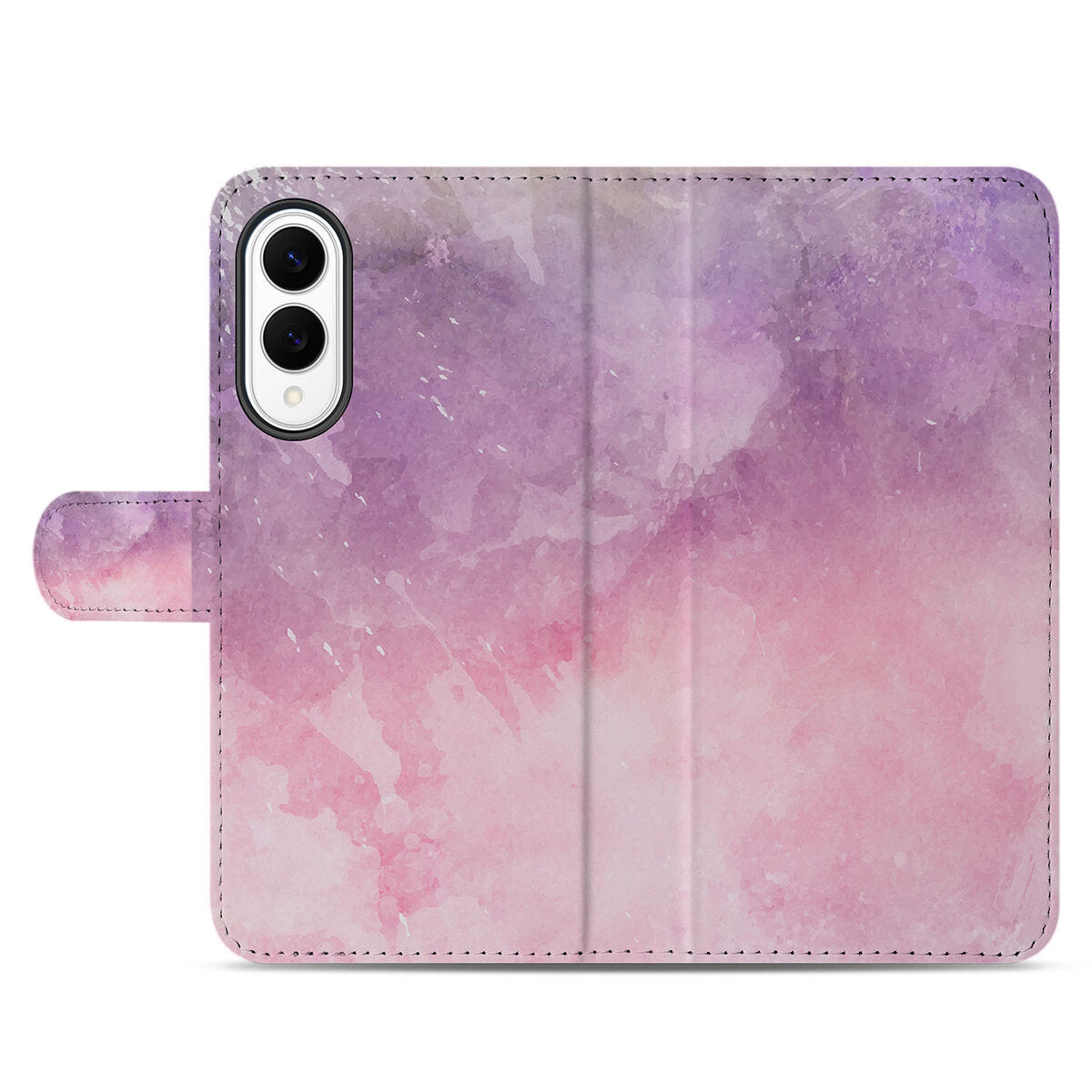 Hoesje Samsung Galaxy S25 Edge Pink Purple Paint met uniek design in een luxueuze uitstraling.