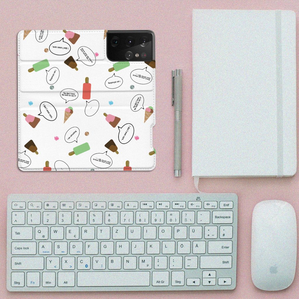 Samsung Galaxy S21 Ultra Flip Style Cover IJsjes - B2C Telecom