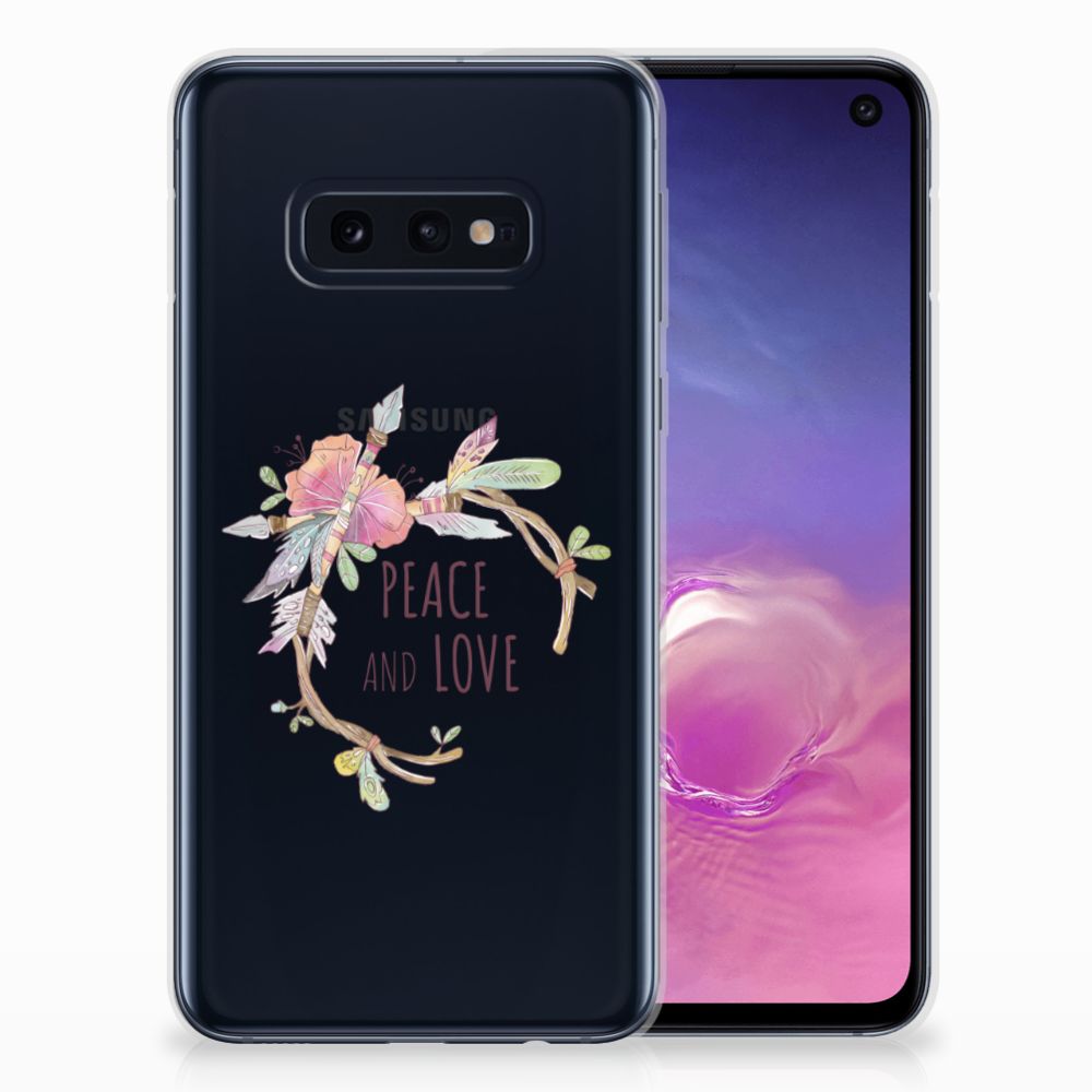 Samsung Galaxy S10e Telefoonhoesje met Naam Boho Text