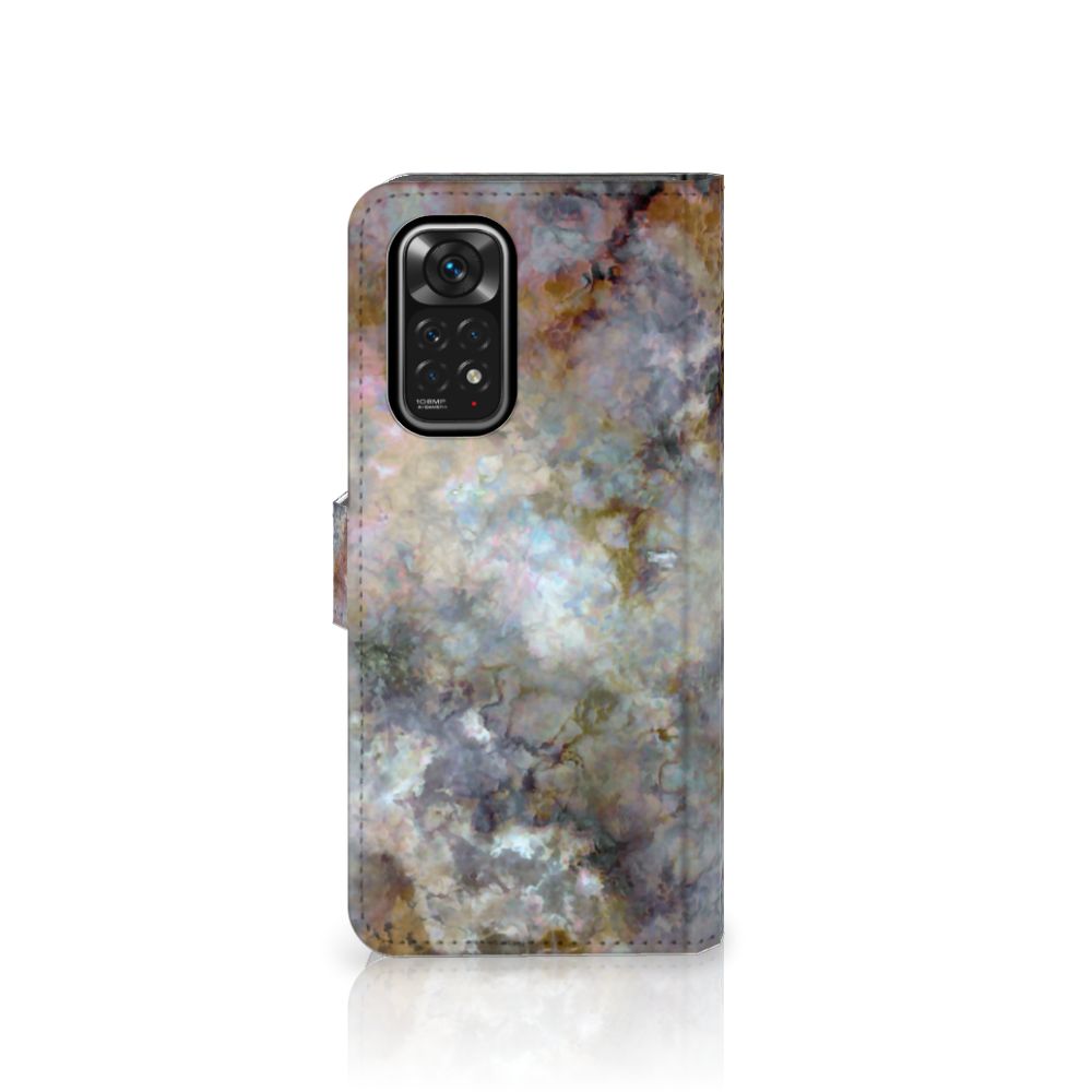Xiaomi Redmi Note 11/11S Bookcase Marmer Grijs