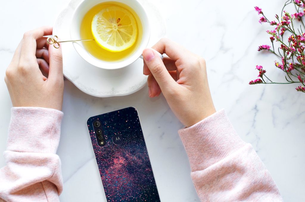 Motorola Moto G8 Power Lite TPU Hoesje Stars