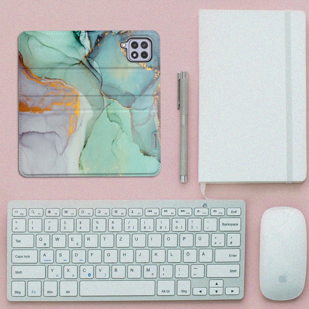 Bookcase voor Samsung Galaxy A22 4G | M22 Watercolor Mix - B2C Telecom