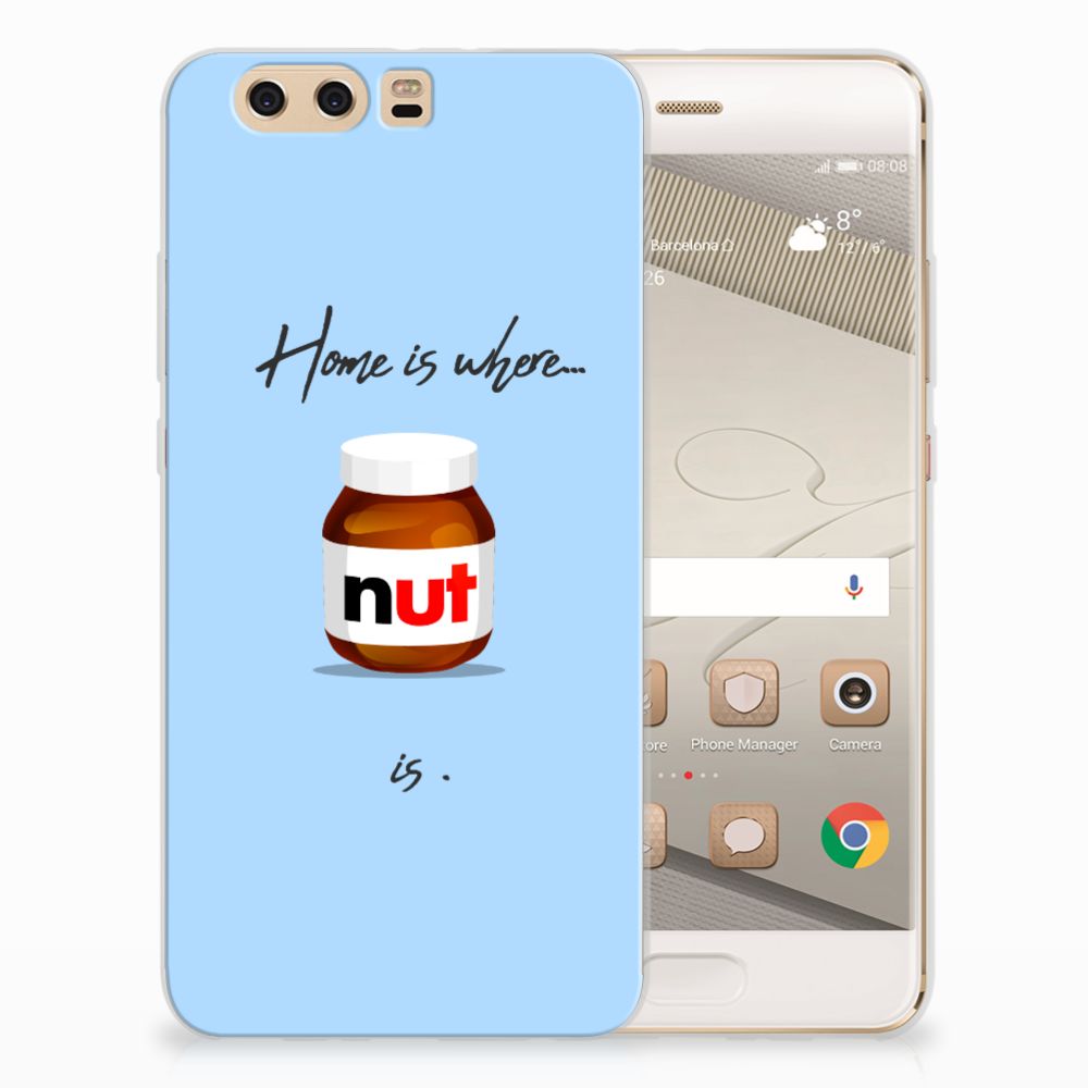 Huawei P10 Plus Siliconen Case Nut Home