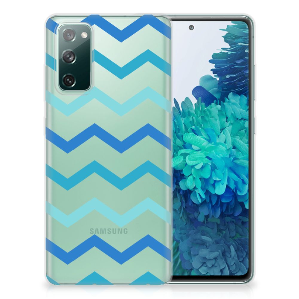 Samsung Galaxy S20 FE TPU bumper Zigzag Blauw B2C Telecom