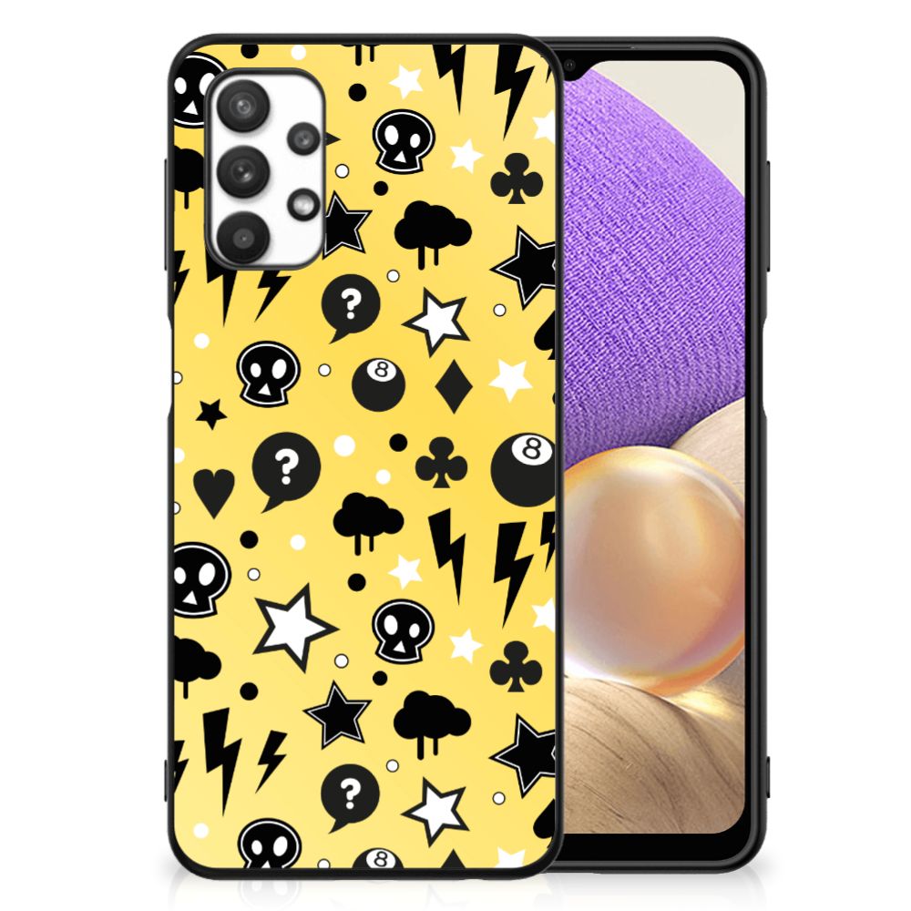 Telefoonhoesje Samsung Galaxy A32 5G Punk Geel B2C Telecom