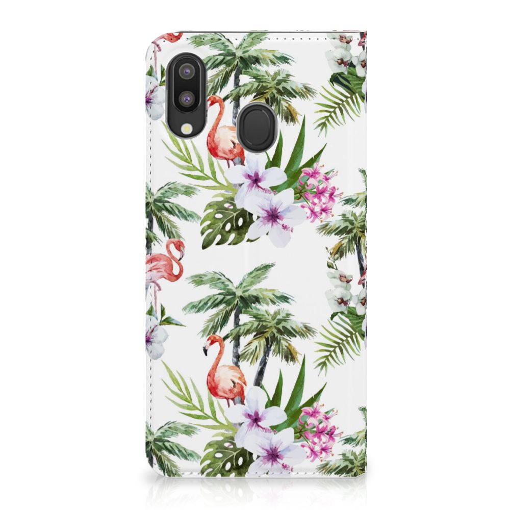 Samsung Galaxy M20 Hoesje maken Flamingo Palms