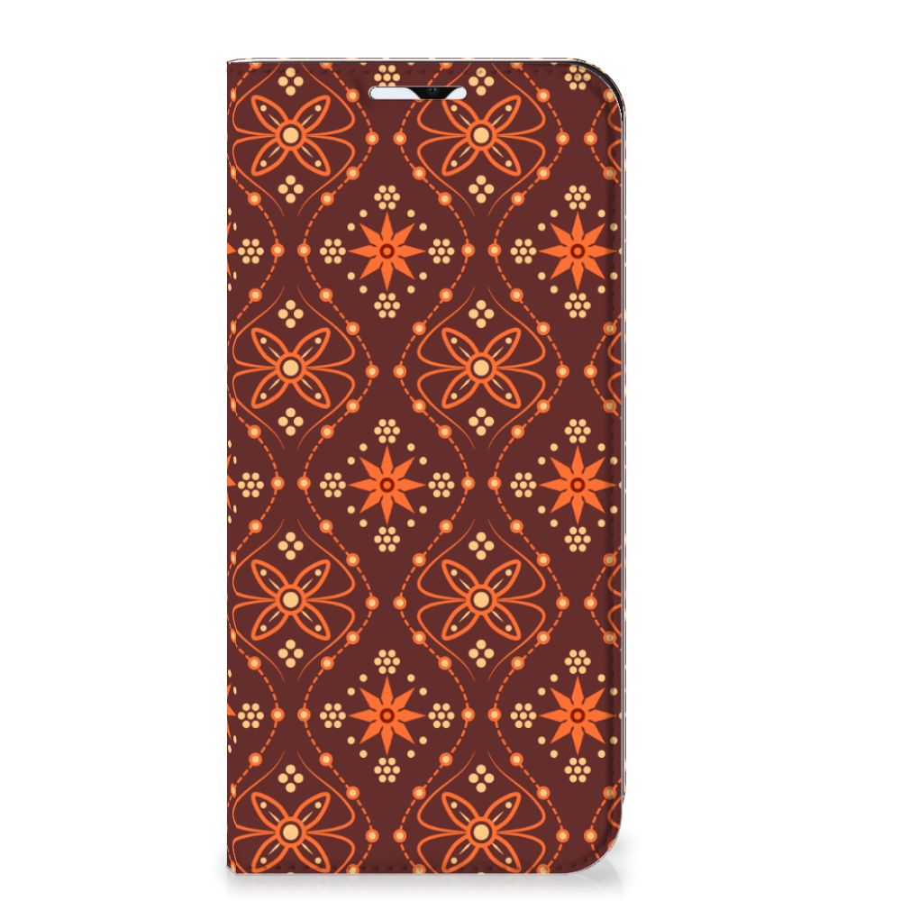Samsung Galaxy A23 Hoesje met Magneet Batik Brown - B2C Telecom
