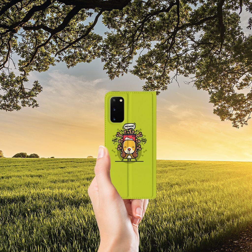 Samsung Galaxy S20 Magnet Case Doggy Biscuit