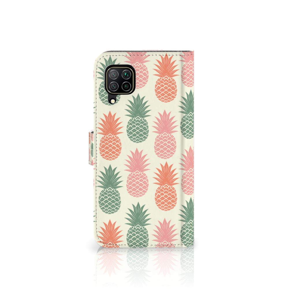 Huawei P40 Lite Book Cover Ananas