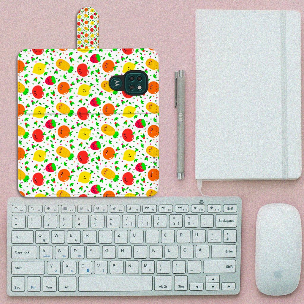 Motorola Moto G9 Play | E7 Plus Book Cover Fruits