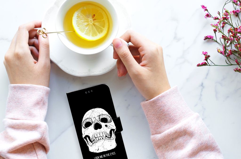 Telefoonhoesje met Naam Samsung Galaxy S9 Plus Skull Eyes