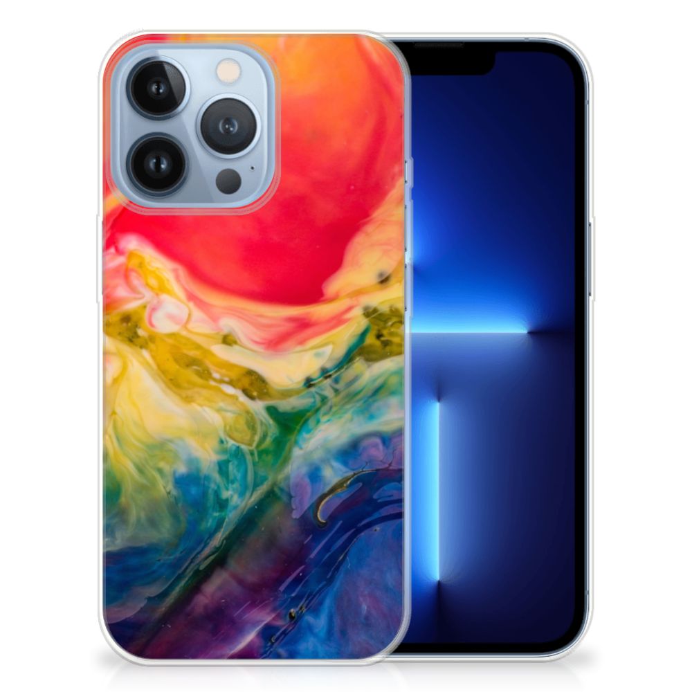 Hoesje maken Apple iPhone 13 Pro Watercolor Dark B2C Telecom
