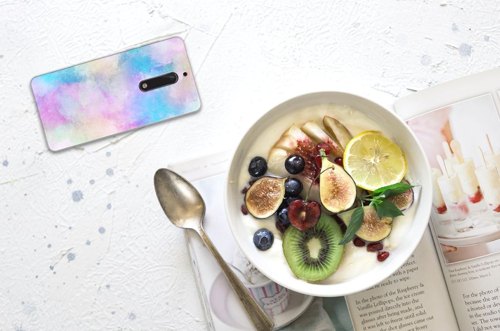 Hoesje maken Nokia 5 Watercolor Light