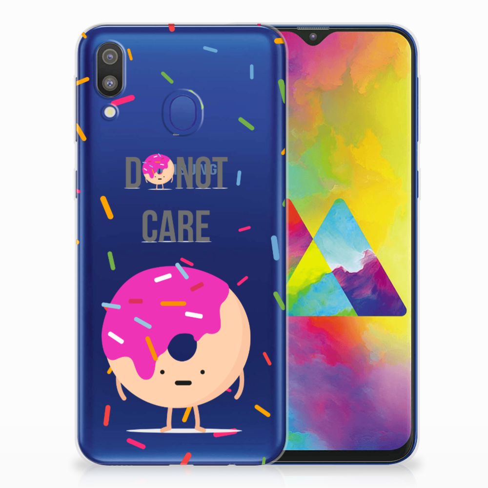 Samsung Galaxy M20 (Power) Siliconen Case Donut Roze