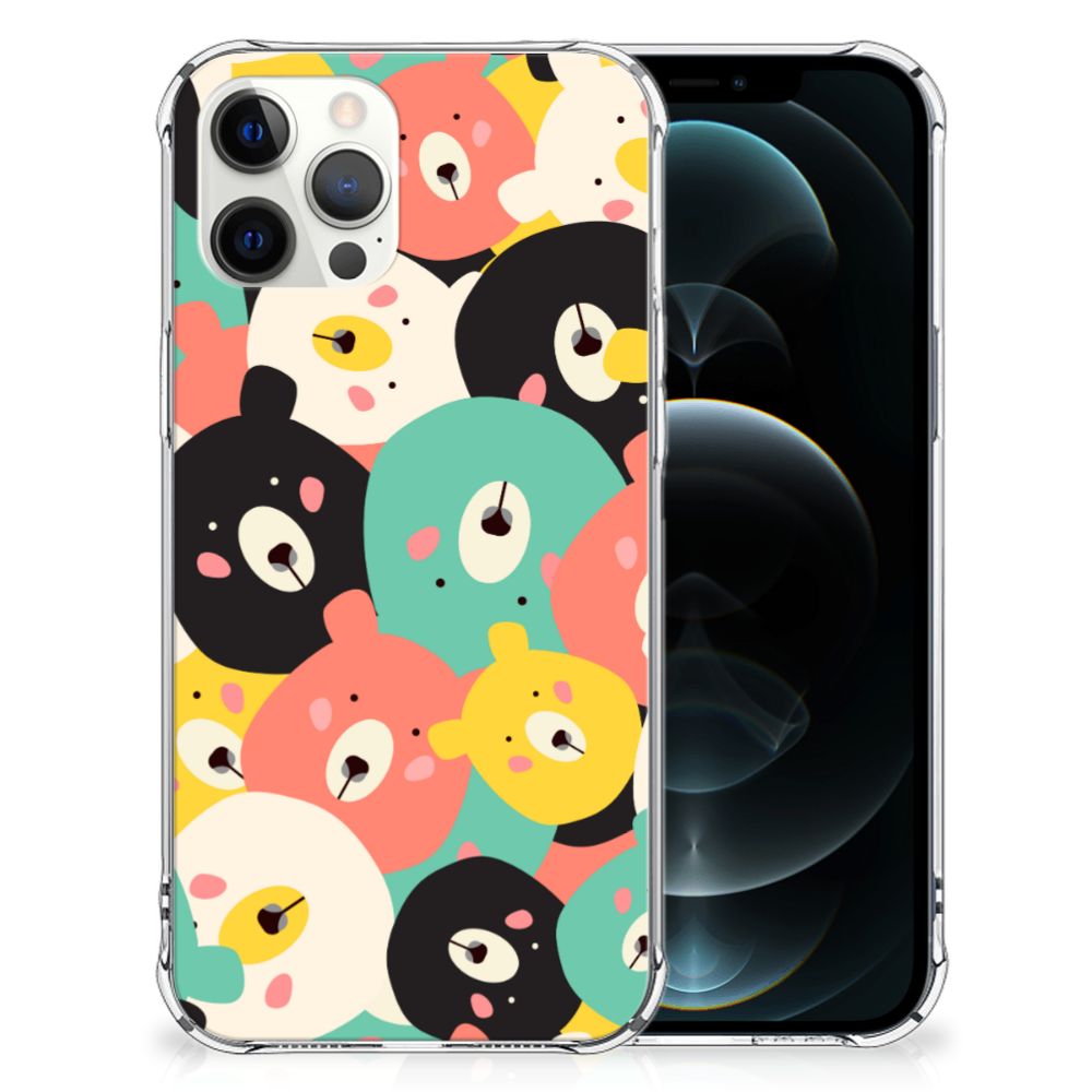 iPhone 12 Pro Max Stevig Bumper Hoesje Bears B2C Telecom