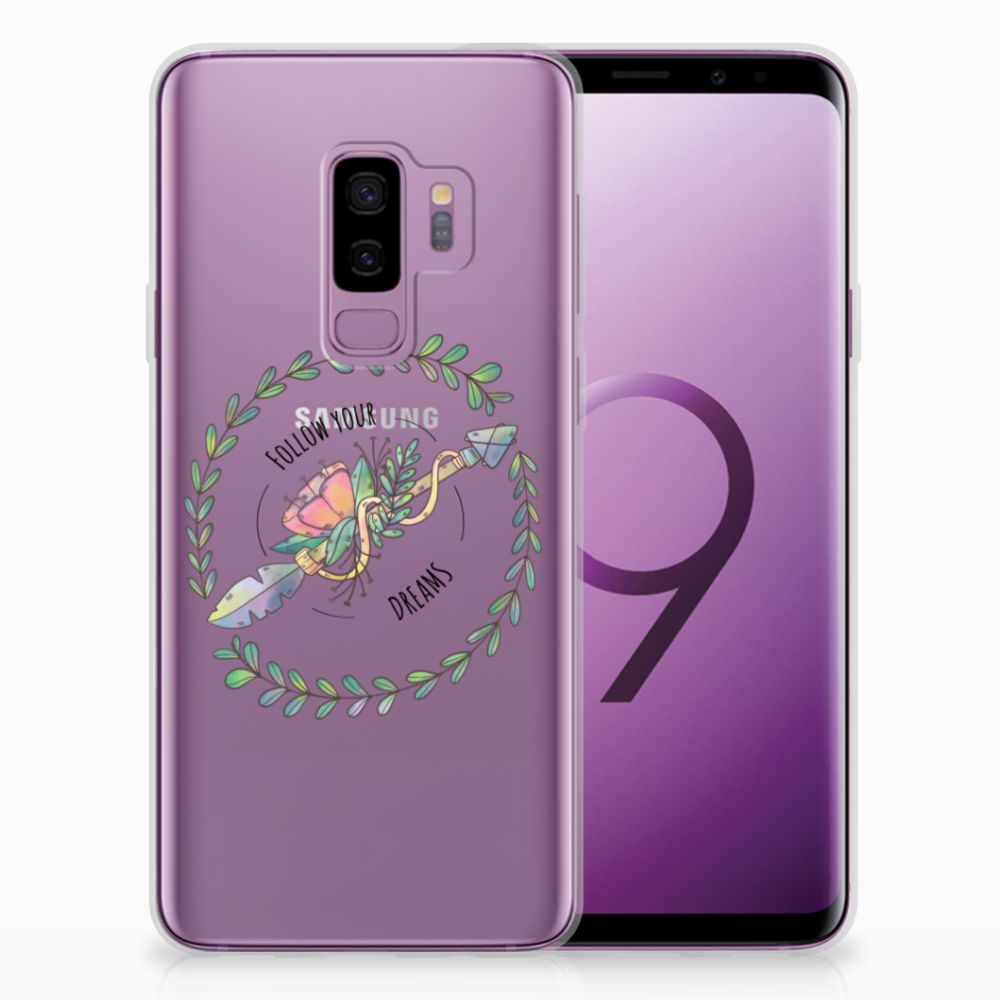 Samsung Galaxy S9 Plus Telefoonhoesje met Naam Boho Dreams