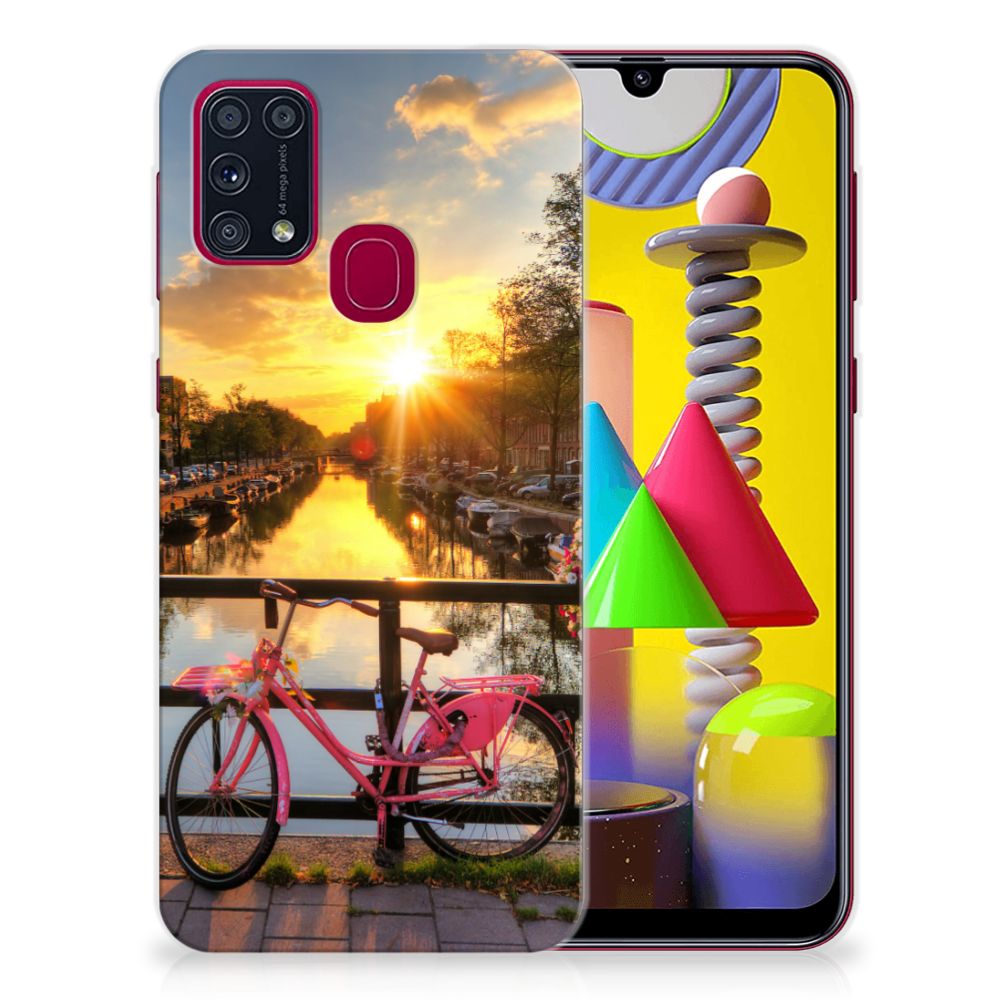 Samsung Galaxy M31 Siliconen Back Cover Amsterdamse Grachten B2C Telecom