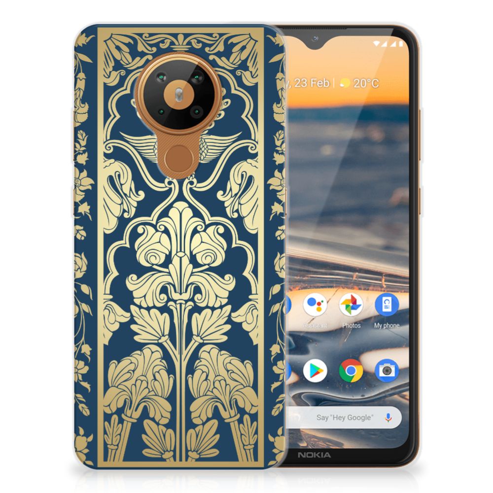 Nokia 5.3 TPU Case Beige Flowers B2C Telecom