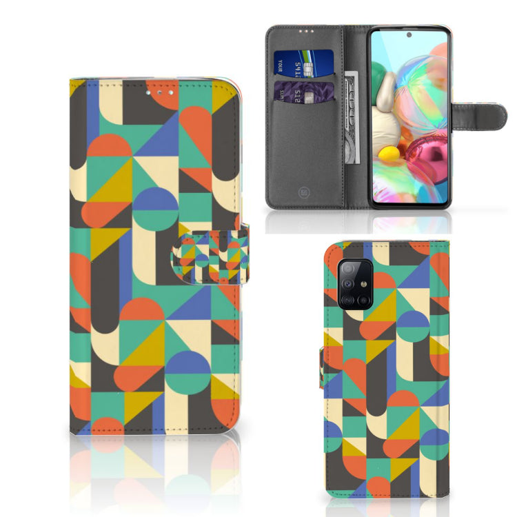 Samsung Galaxy A71 Telefoon Hoesje Funky Retro
