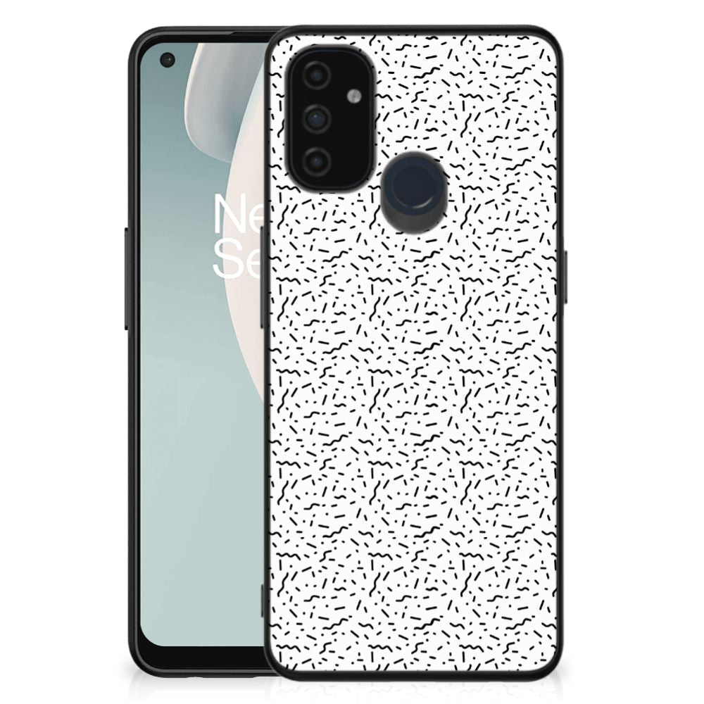 OnePlus Nord N100 Back Case Stripes Dots