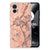 Motorola Edge 30 Neo TPU Siliconen Hoesje Marmer Oranje