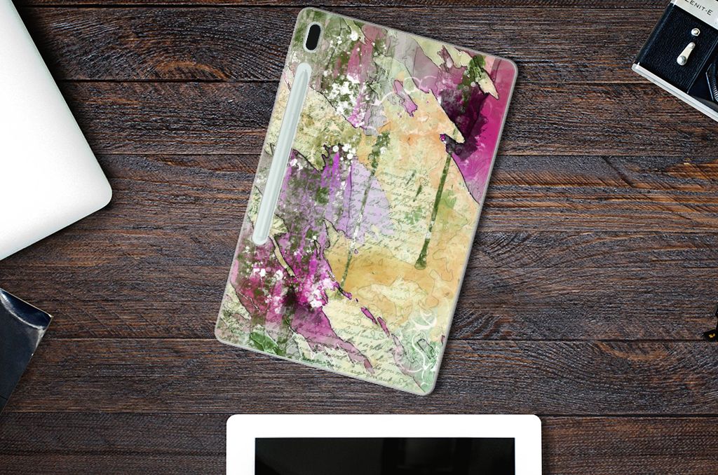 Tablethoes Samsung Galaxy Tab S7FE Letter Painting - B2C Telecom
