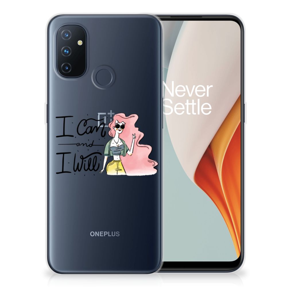 OnePlus Nord N100 Telefoonhoesje met Naam i Can