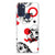 Silicone Back Case Motorola Moto G60s Skull Red B2C Telecom