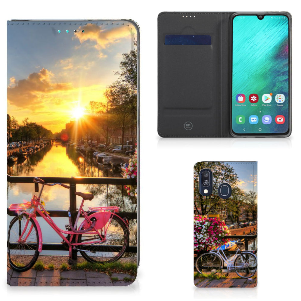 Samsung Galaxy A40 Book Cover Amsterdamse Grachten